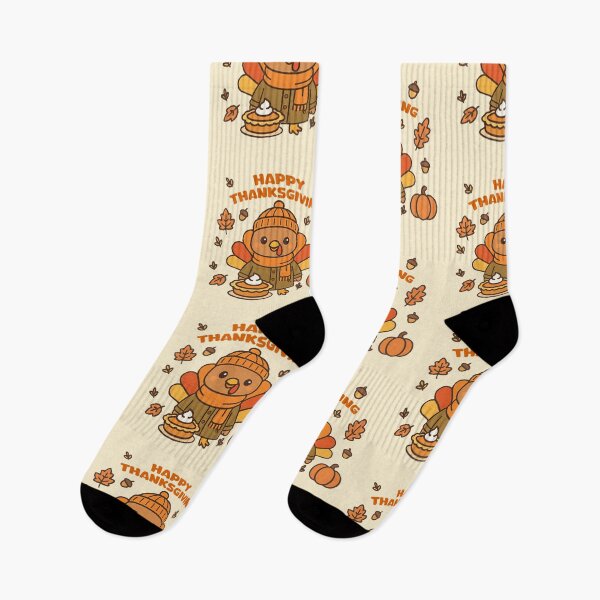 Item preview, Kawaii Turkey – Cozy Autumn Aesthetic – Happy Thanksgiving Design designed and sold by TshirtInk.