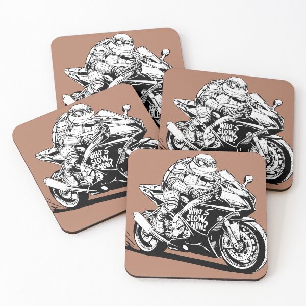 Item preview, Who’s Slow Now? – Funny Turtle Motorcycle Rider Design designed and sold by SirensandSteel.