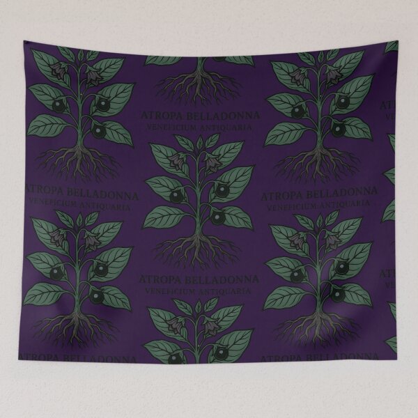 Item preview, Botanical Diagram Wall Art | Dark Academia Gift for Her | Atropa Belladonna Decor designed and sold by JACI'S STORE.