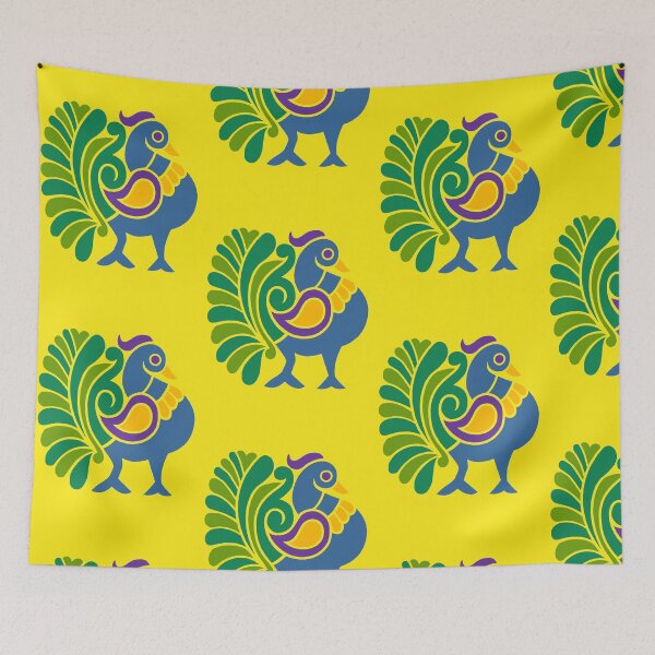 Item preview, Peacock Pattern – Colorful Decorative Design for Modern Home Decor designed and sold by Harshit_Digital_Arts.