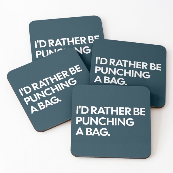 Item preview, I'd Rather Be Punching A Bag designed and sold by NosandEdgy.