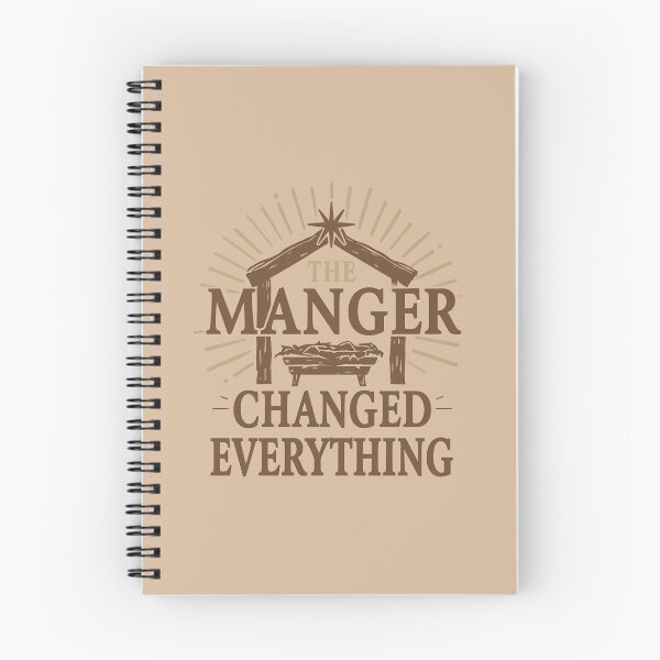 Item preview, The Manger Changed Everything Christmas Design designed and sold by TrueImage1.