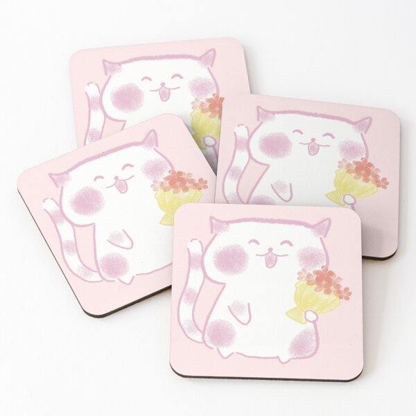 Item preview, Sweet Tea Cat — A Bouquet for You designed and sold by JuneW Art.