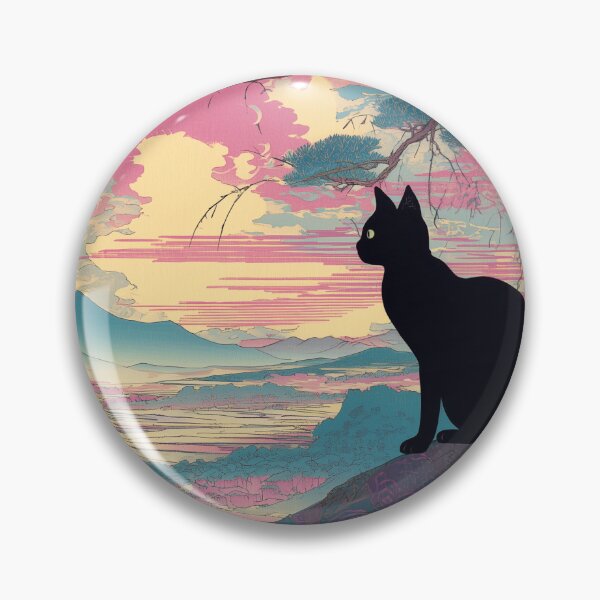 Item preview, Kawaii Japanese painting Cat 30 designed and sold by ukitsuki.