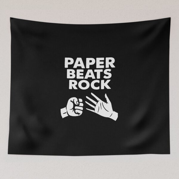 Item preview, paper beats rock  designed and sold by tarahayes.