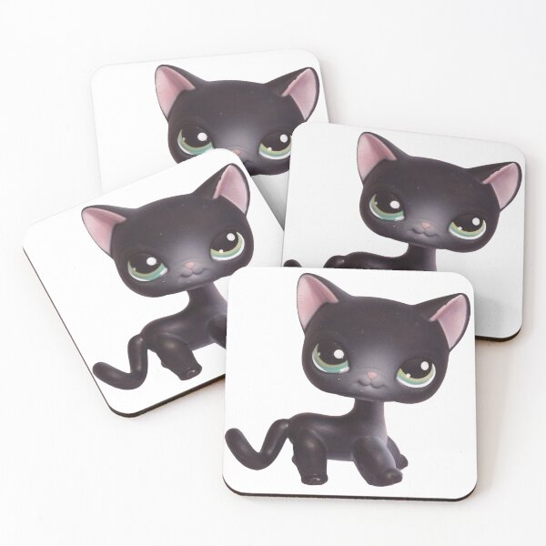 Item preview, black kitten littlest pet shop designed and sold by Juana S.
