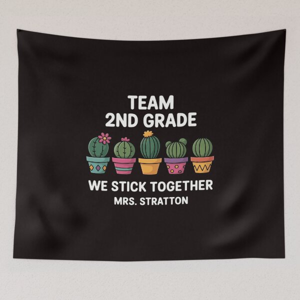 Item preview, Teacher Team , Team Teacher , Personalized Teacher , Back to School , Cactus Stick Together , Custom Teacher designed and sold by EntroRhim.