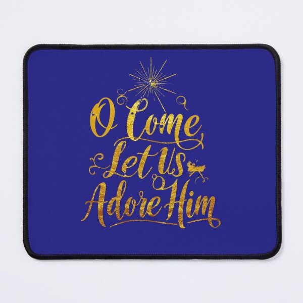 Item preview, O Come Let Us Adore Him Christmas Design designed and sold by TrueImage1.
