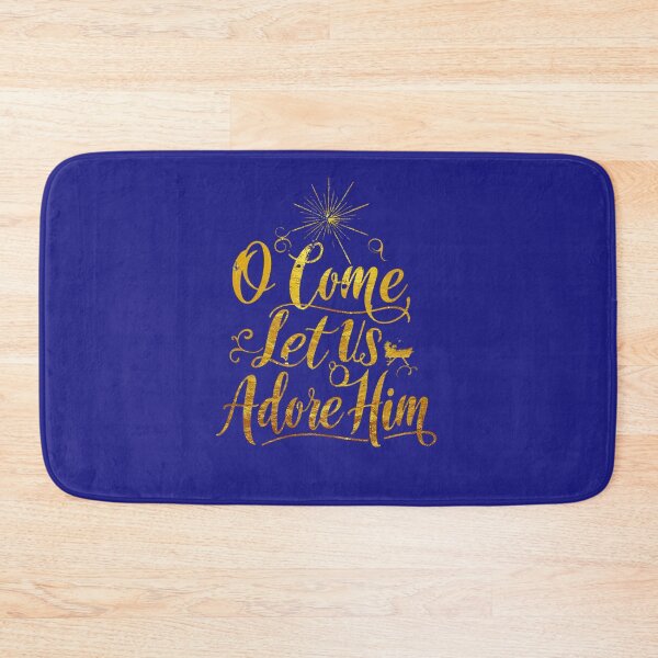 Item preview, O Come Let Us Adore Him Christmas Design designed and sold by TrueImage1.