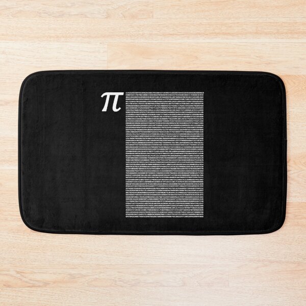 Item preview, Nerdy Vintage  Digits of Pi Math Teacher White Text designed and sold by MathWare MathClips.