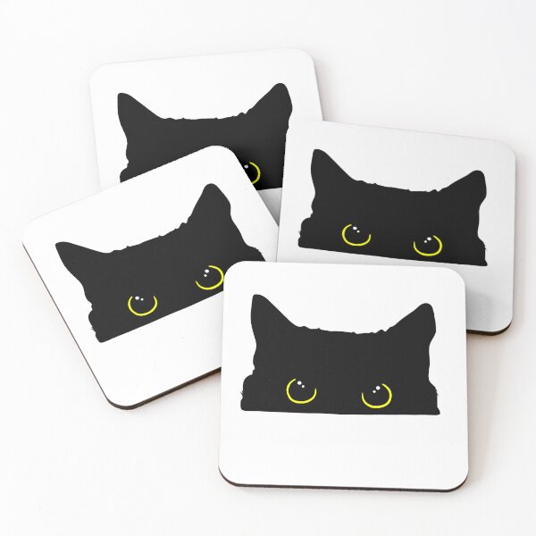 Item preview, Peeking black kitty cat Silhouette  designed and sold by AnimalCreations.