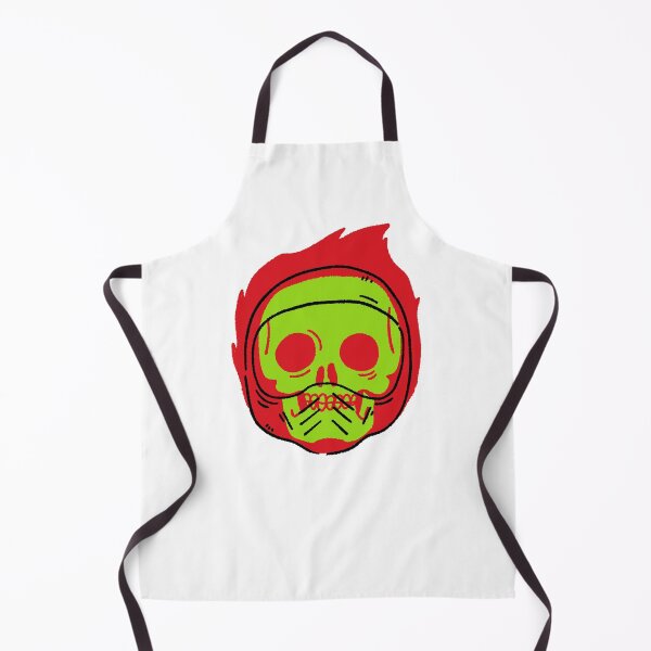 Item preview, Minimalist Flaming Neon Skull Helmet T-Shirt - Edgy Biker Art designed and sold by Childish by Design.