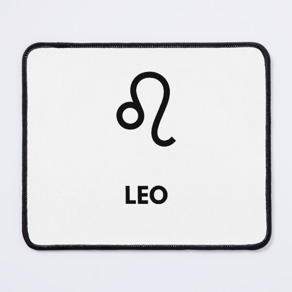 Item preview, LEO in black. designed and sold by EstetoVibes.