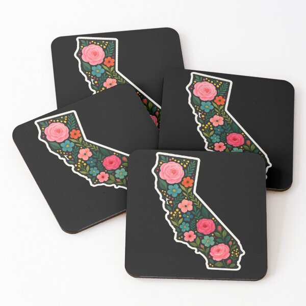Item preview, Floral California State designed and sold by stephenflashart.