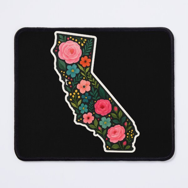 Item preview, Floral California State designed and sold by stephenflashart.