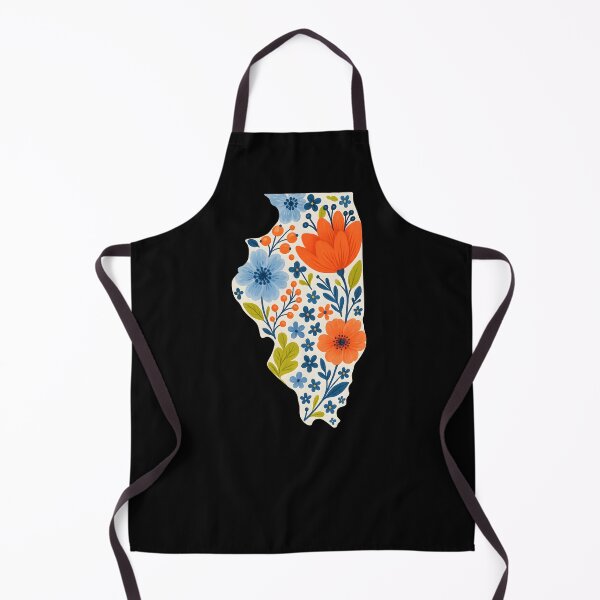 Item preview, Floral Illinois State designed and sold by stephenflashart.