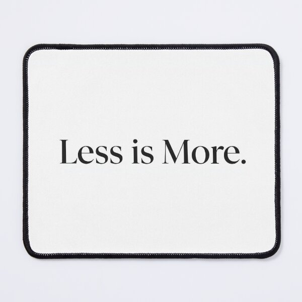 Item preview, Less is More designed and sold by The Strawberry Teapot.