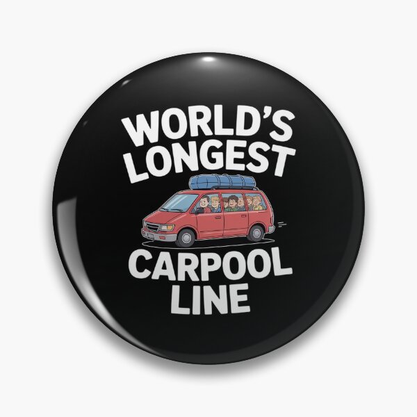 Item preview, Funny World's Longest Carpool Line Dad Life designed and sold by ShelFisher.