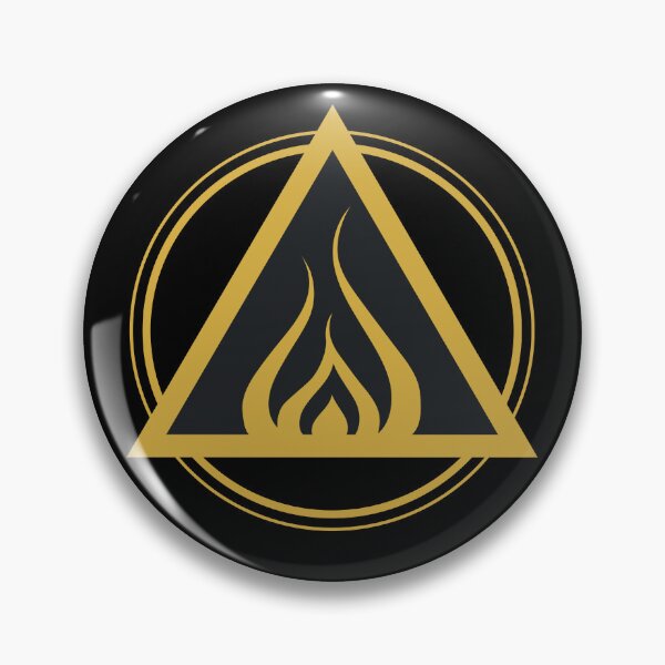 Item preview, Golden Element of Fire - Shee Minimalistic Symbol  designed and sold by SheeArtworks.