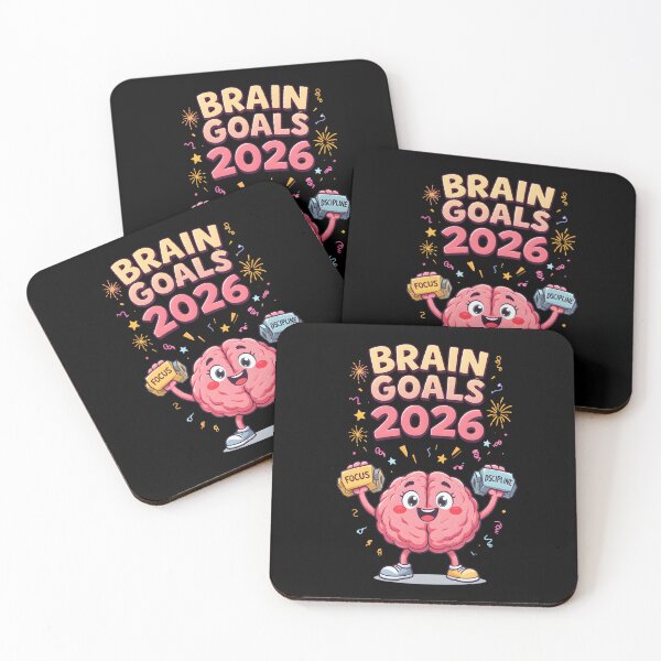 Item preview, Brain Goals 2026 – Focus & Discipline Mindset Design | Motivational Brain Fitness Art for Growth & Productivity designed and sold by PureBrain.
