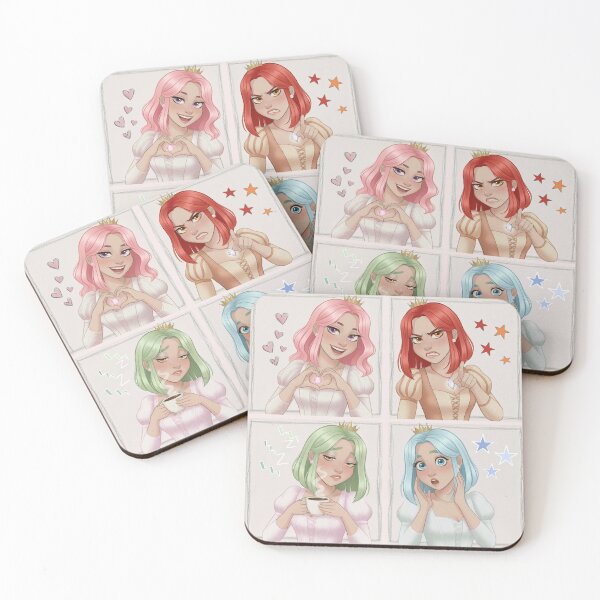 Item preview, Colorful Haired Princess Mood Chart Disney Style designed and sold by Heleniya.