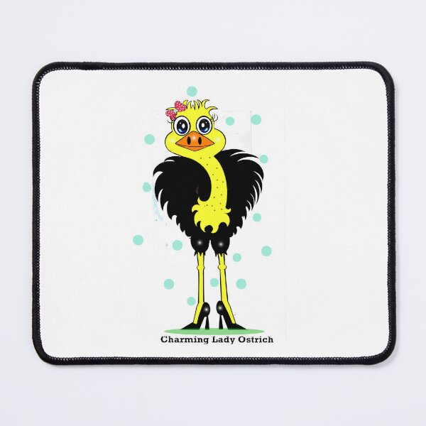 Item preview, Charming Lady Ostrich designed and sold by Shirley cute art .