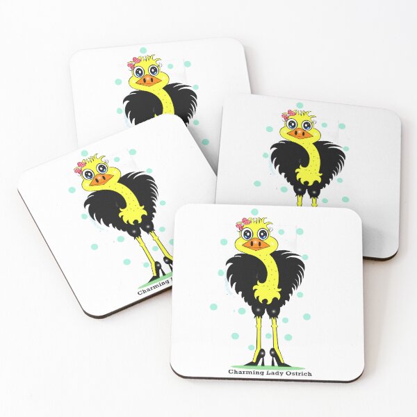 Item preview, Charming Lady Ostrich designed and sold by Shirley cute art .