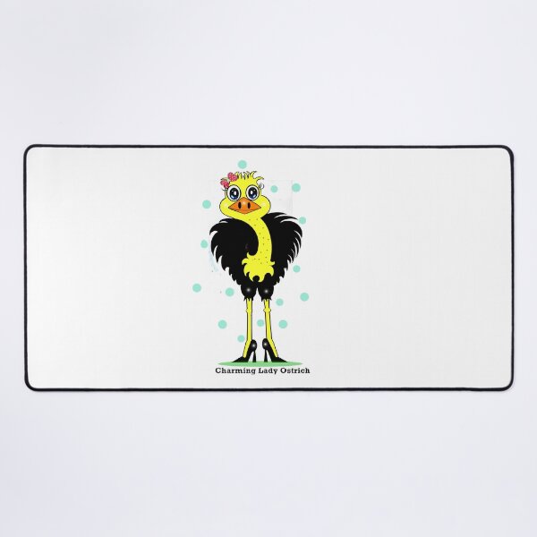 Item preview, Charming Lady Ostrich designed and sold by Shirley cute art .