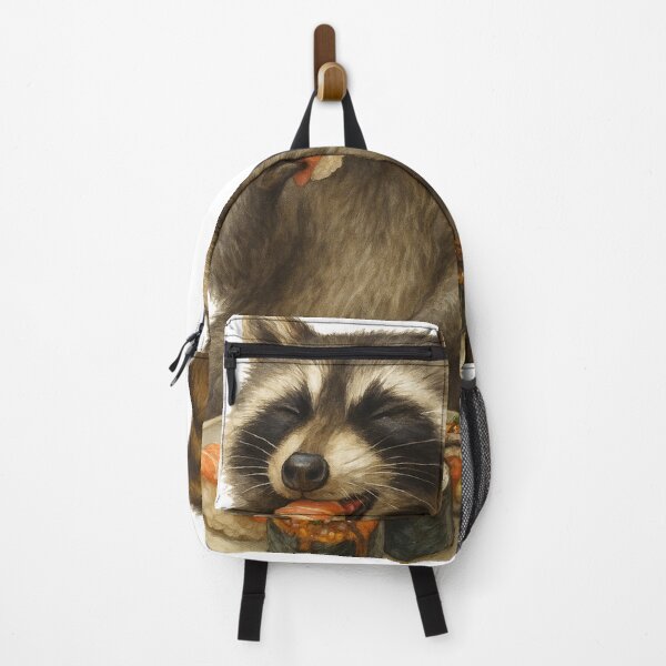 Item preview, Raccoon Eating Sushi Funny designed and sold by thehaywirehoney.