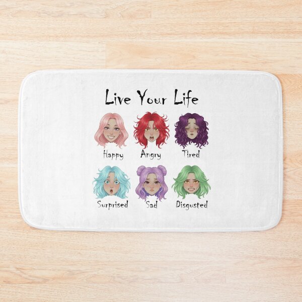 Item preview, Colorful Haired Princess Mood Chart - Live Your Life Disney Style designed and sold by Heleniya.
