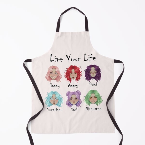 Item preview, Colorful Haired Princess Mood Chart - Live Your Life Disney Style designed and sold by Heleniya.