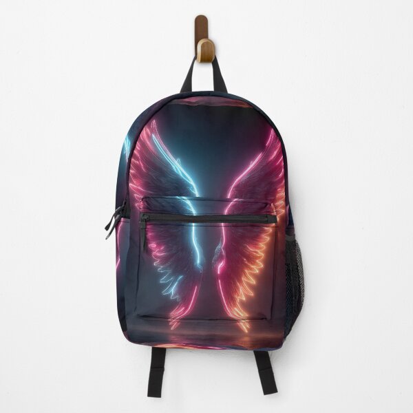 Item preview, Neon Angel Wings Art designed and sold by ArgentoArt.