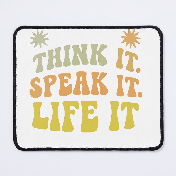 Item preview, Think it. Speak it. Life it. designed and sold by Spiritknows.