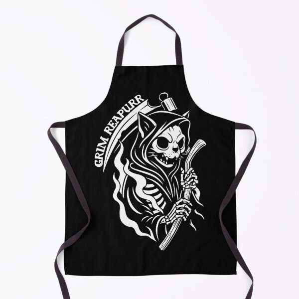Item preview, Grim Reapurr Cat designed and sold by GhoulishGraphX.