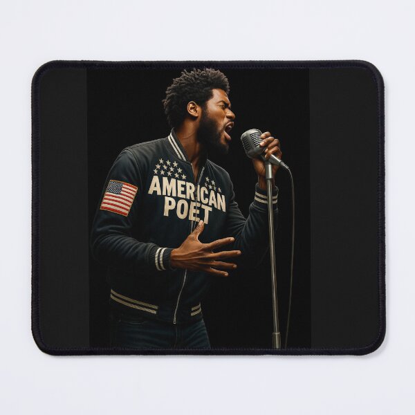Item preview, American Poet Black Jacket designed and sold by Antuan Simmons.
