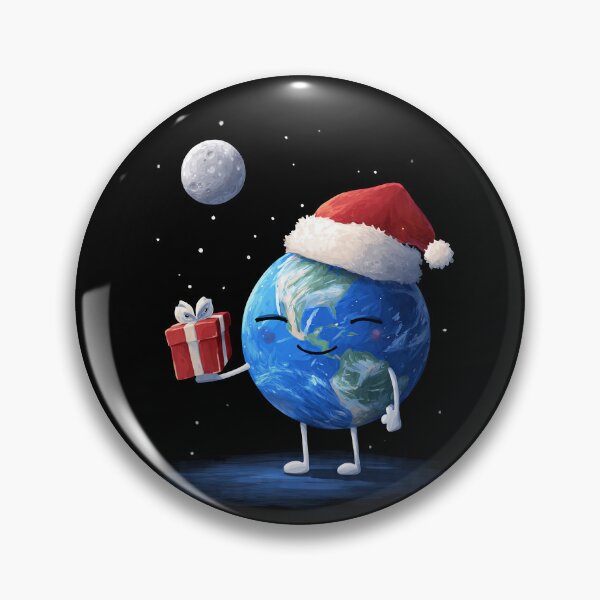 Item preview, Earth in a Santa Hat - Christmas Earth designed and sold by TicoTuftCR.