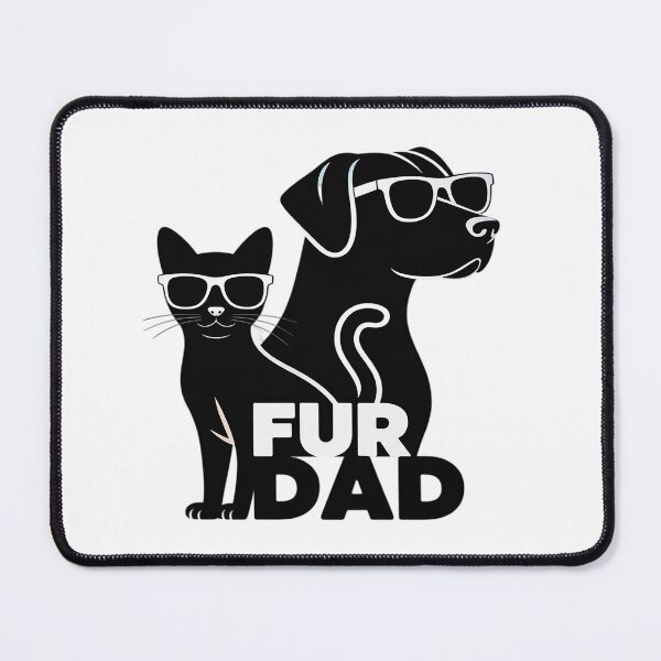 Item preview, Fur Dad Funny Fathers Day Cat and Dog Lover designed and sold by Sandrhaus.