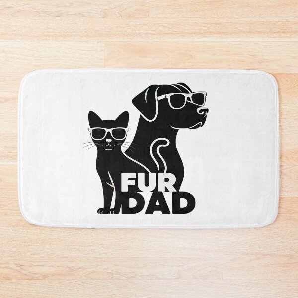Item preview, Fur Dad Funny Fathers Day Cat and Dog Lover designed and sold by Sandrhaus.