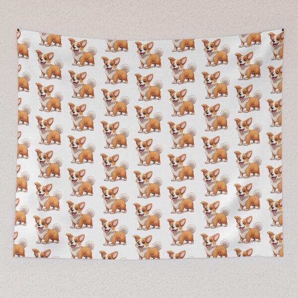 Item preview, Smiling Corgi Portrait designed and sold by New-School-Wave.