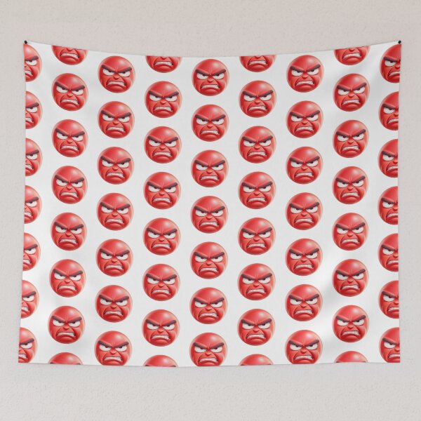 Item preview, Fiery Red Emoticon designed and sold by New-School-Wave.
