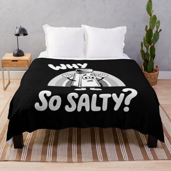 Item preview, Why So Salty Cartoon Salt Shaker designed and sold by khorbiasieno.