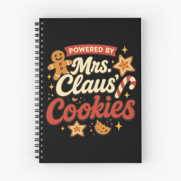 Item preview, Powered By Mrs. Claus’ Cookies designed and sold by Standout Concepts®.