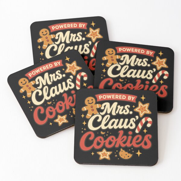 Item preview, Powered By Mrs. Claus’ Cookies designed and sold by Standout Concepts®.
