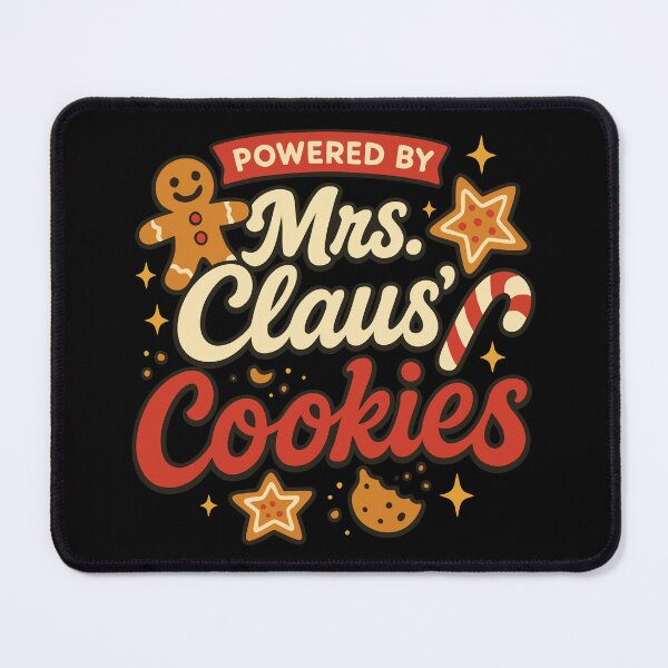 Item preview, Powered By Mrs. Claus’ Cookies designed and sold by Standout Concepts®.