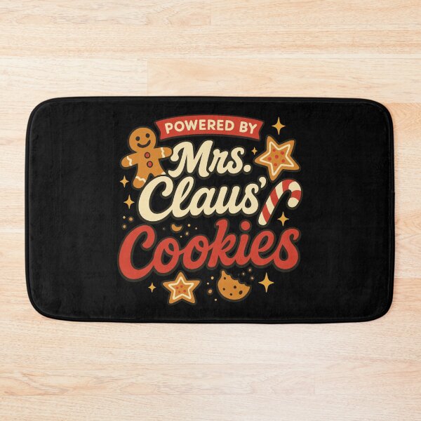 Item preview, Powered By Mrs. Claus’ Cookies designed and sold by Standout Concepts®.