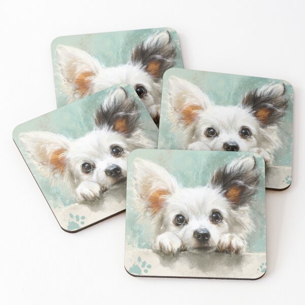 Item preview, Papillon Peeking over Wall 01 designed and sold by Elisabeth Lucas.