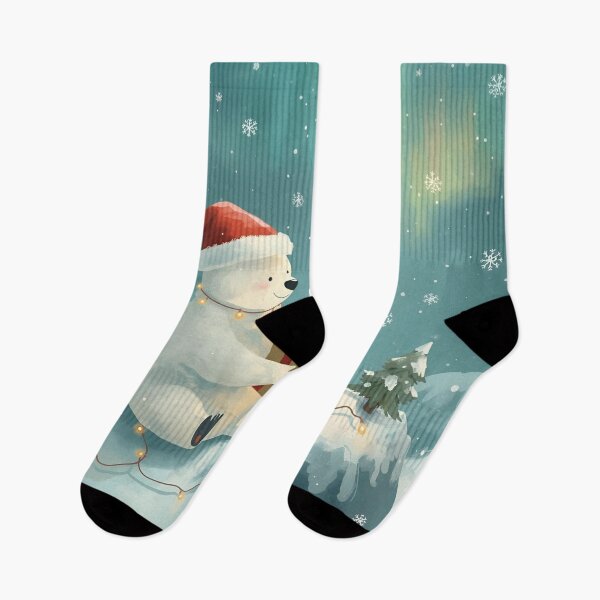 Item preview, Christmas Gift Exchange in the Arctic Snow designed and sold by WildlifeWhimsy.