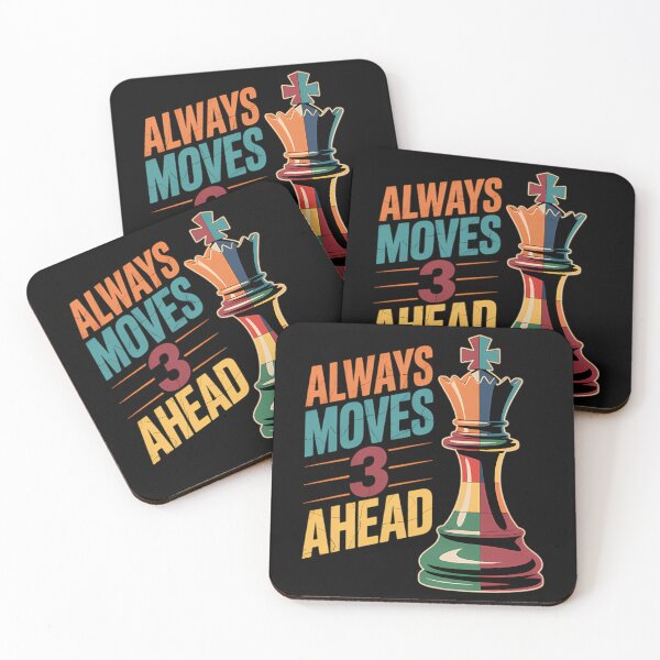 Item preview,  Always 3 Moves Ahead Chess  designed and sold by AmericaKub.
