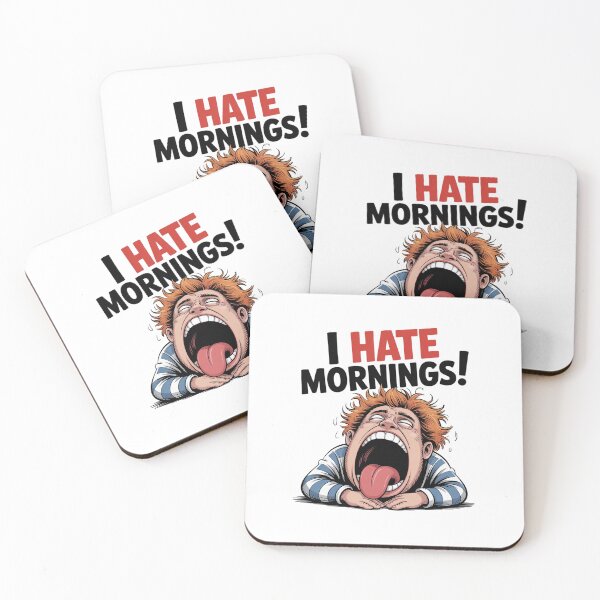 Item preview, Vintage I Hate Mornings designed and sold by VasilisLamArt.
