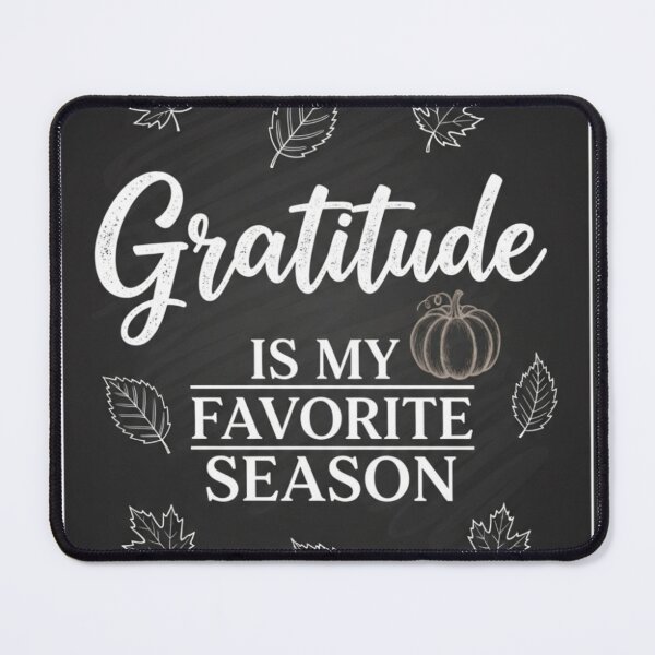 Item preview, Gratitude Is My Favorite Season – Heartfelt Fall Quote for Journals, Shirts & Home Décor designed and sold by VibeCraftique.
